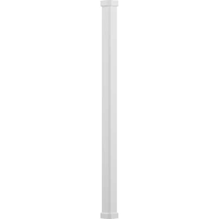 Ekena Millwork 6" x 10' Endura-Aluminum Craftsman Style Column, Square Shaft (Load-Bearing 20,000 lbs) Non-Tapered EA0610ENPSACRCR